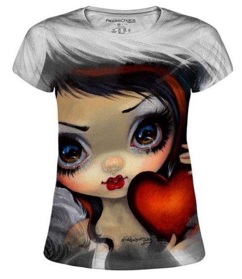 LOVELY. Jasmine Becket-Griffith Dragon Faery  Valentine's Day t-shirt.
