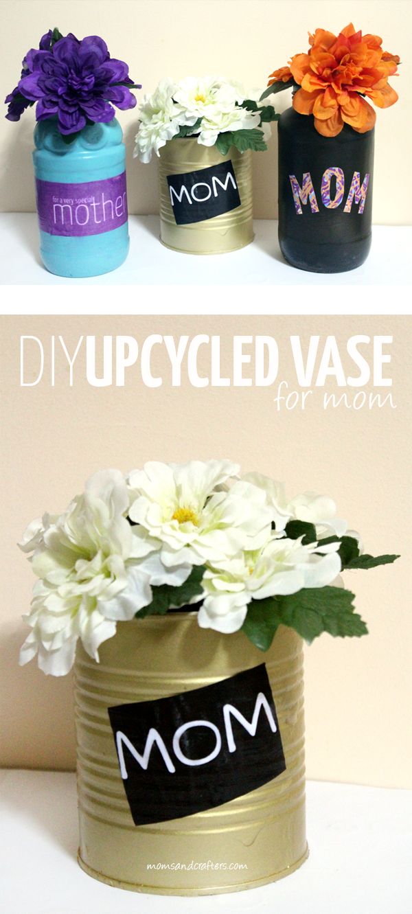 Make this beautiful Mother's Day Vase Craft for that special person in your ...