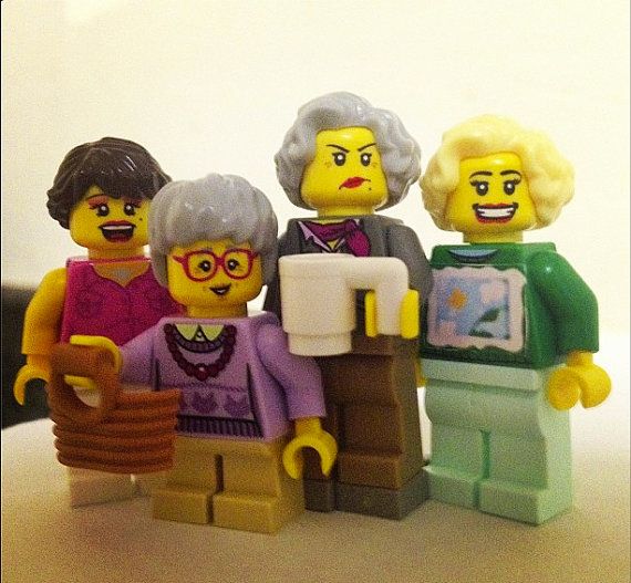 Unusual GIFT FOR MOM: The Golden Girls Lego Set by LegoLadies on Etsy! #lego #go...