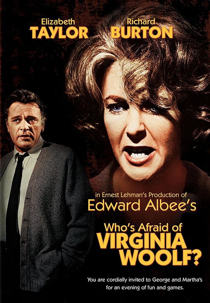 Who's Afraid of Virginia Woolf stars Elizabeth Taylor and Richard Burton in ...
