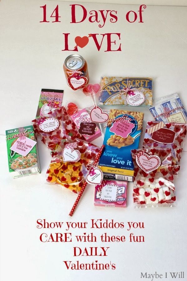 14 Days of Love for your Kiddos! 14 Fun Gifts to give your kiddos every day unti...