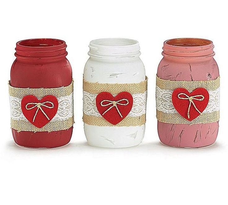 Cool 44 Best Ideas Decorated Mason Jars For Valentine'S Day. More at dailypatio....