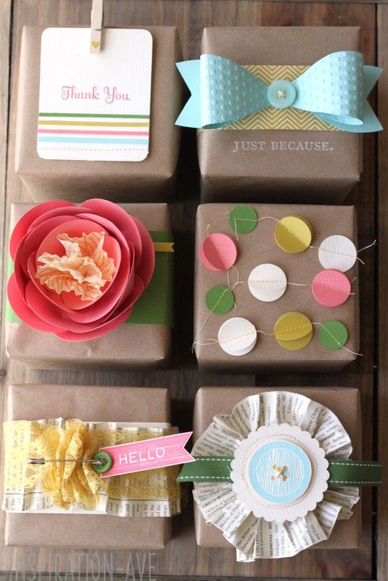 Gift Wrapping ideas!