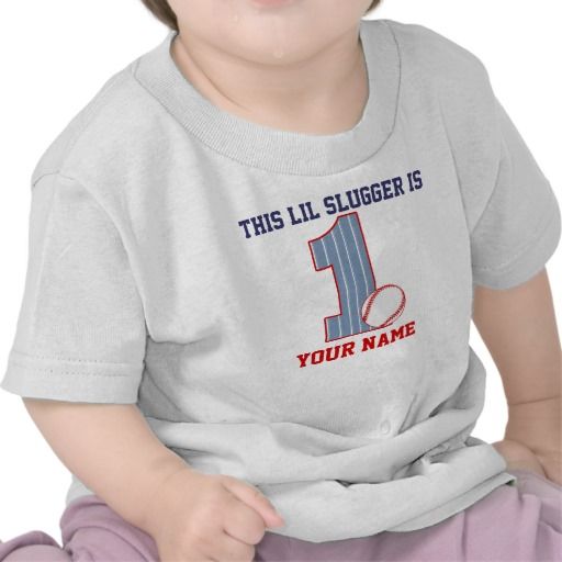 1st Birthday Baseball Personalized T-shirt