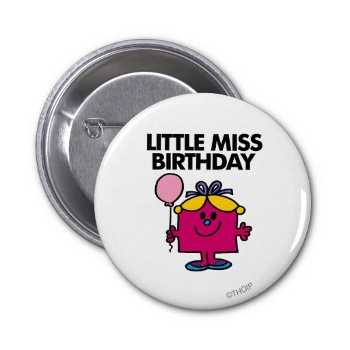 Little Miss Birthday Classic 1 Pins