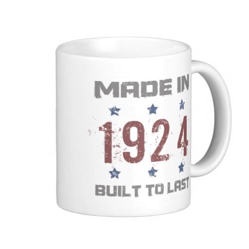 Made In 1924 Birthday Mug