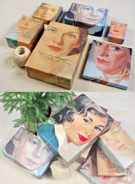 gift wrapping #gift #wrapping #giftwrapping #retro #vintage