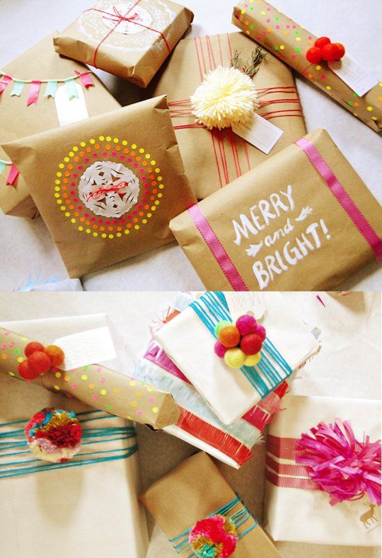 30 Homemade Holiday Gift Wrap Ideas