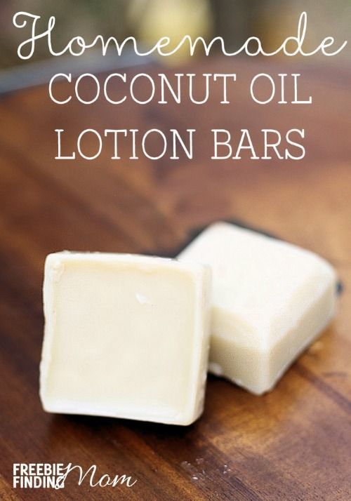 Homemade Coconut Oil Lotion Bars - Moisturize your skin without chemicals and un...