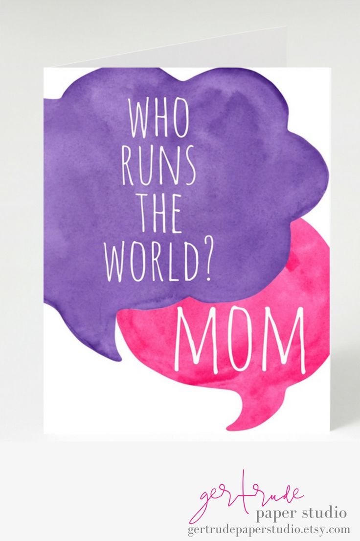 Beyonce Knows Who Runs the World…funny greeting cards, birthday cards for mom,...