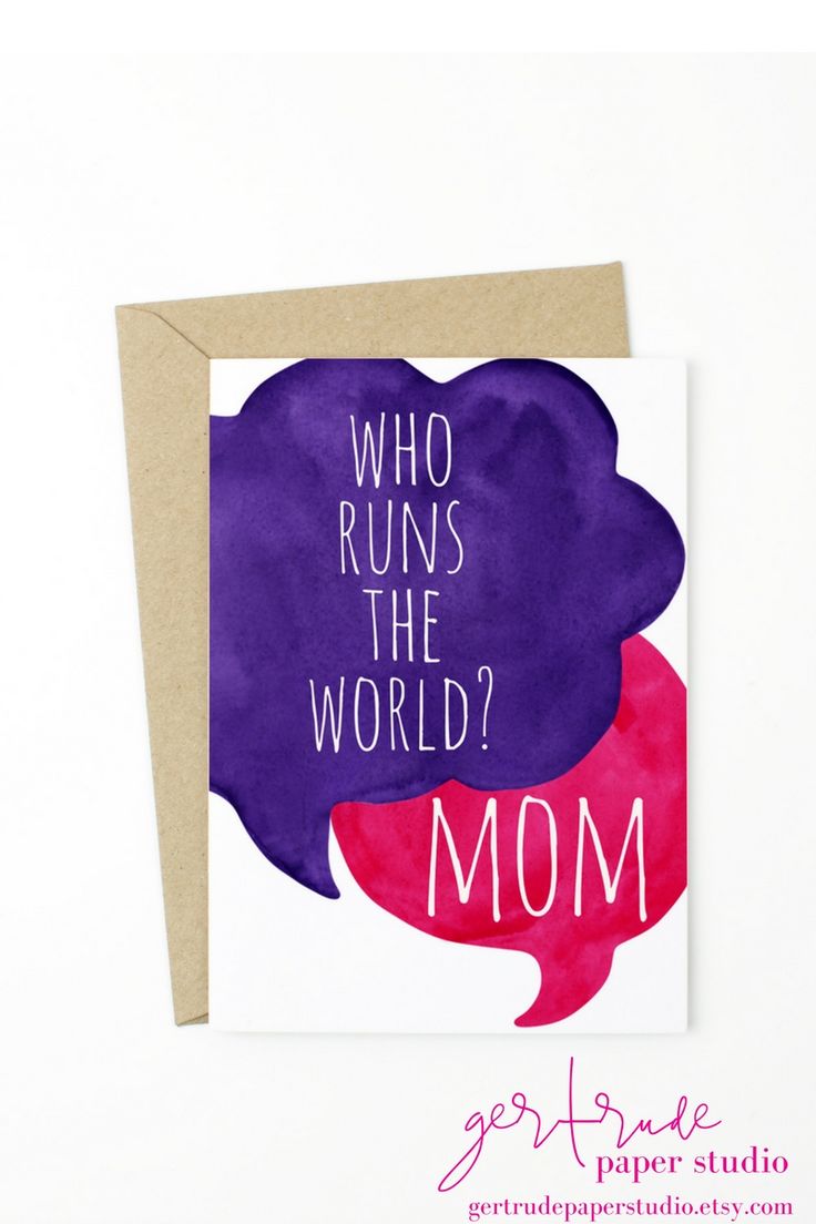 Beyonce Knows Who Runs the World…funny greeting cards, birthday cards for mom,...