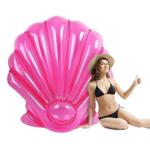 Glam Pink Shell Pool Float perfect for the #summer