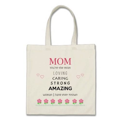 Amazing Mom Tote Bag. 