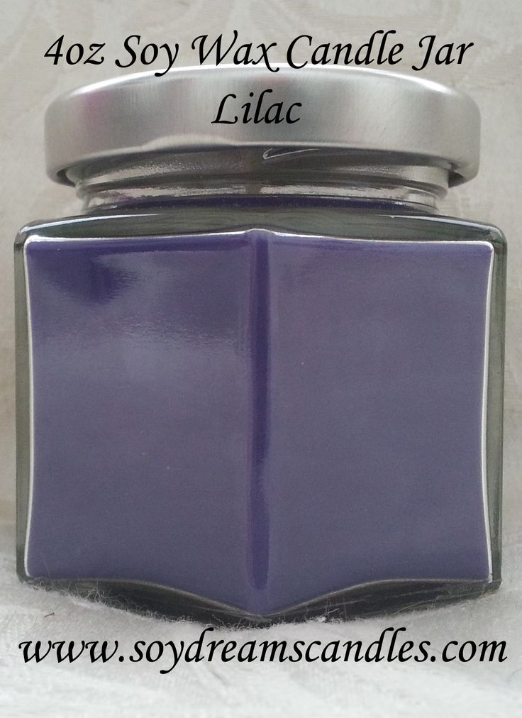 Lilac 4oz Soy Wax Candle Jar