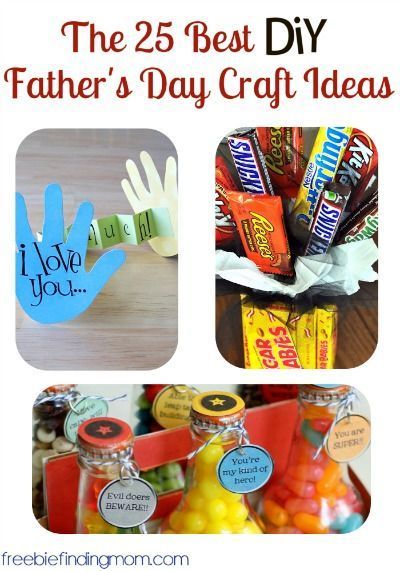The 25 Best DIY Father's Day Craft Ideas - You'll find thoughtful Father...