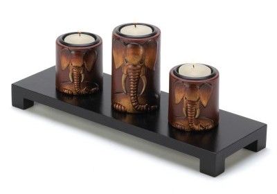 Elephant Trio Candleholders | 14 Cool Gifts for Mom (2014 Mother’s Day)