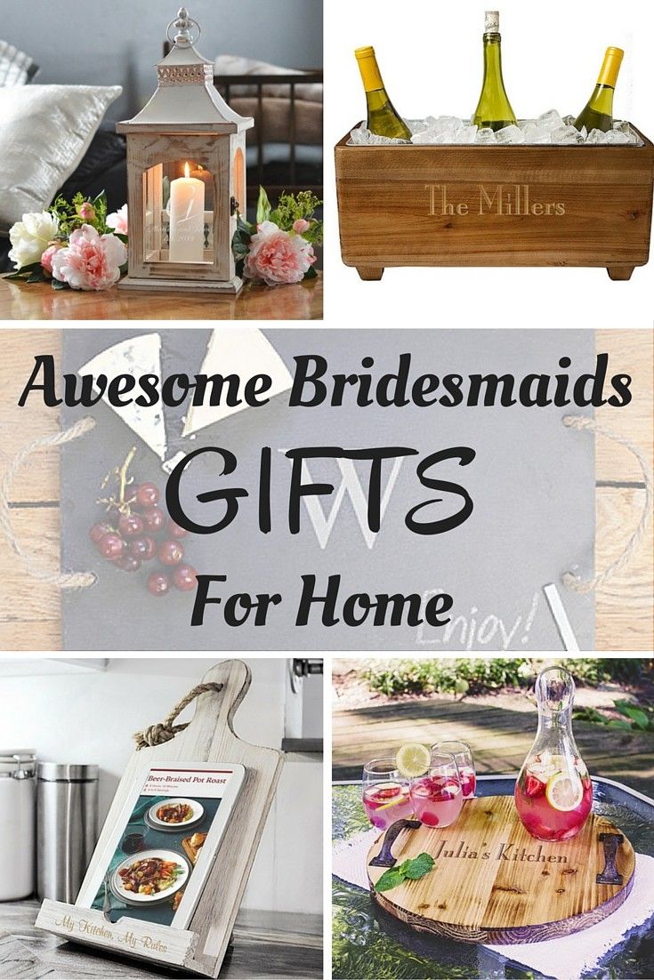 Say thank you to your bridesmaids for being a part of your wedding day with awes...
