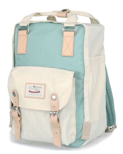 Himawari Vintage Bag. I love the old school style and mint color. (School Backpa...