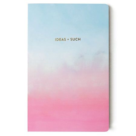 Ideas and Such Gradient Ombre Notebook. School supplies highschool.