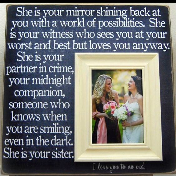 A thoughful and heart-warming maid or matron of honor gift idea