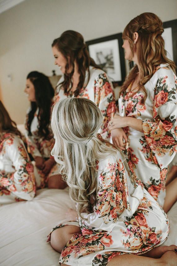 Bridesmaid Robes-7 Floral Bridesmaids Robes for your party of
