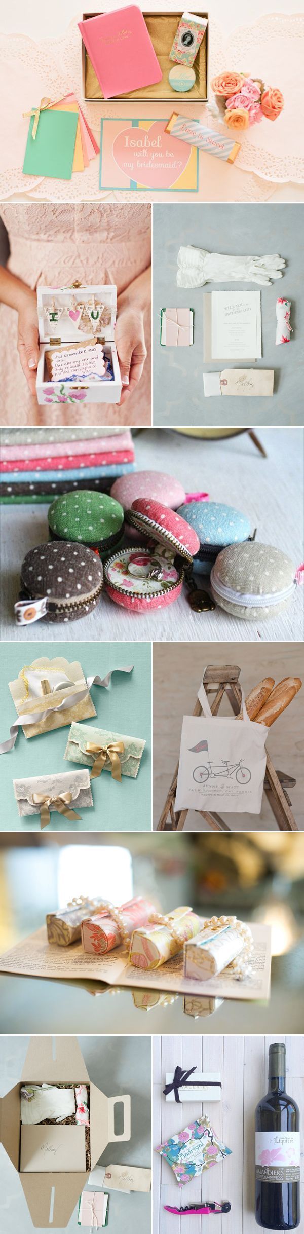 It's customary for the bride to prepare gifts for her bridesmaids as a thank you...