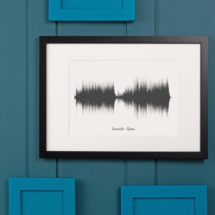 Are you interested in our personalised wave music picture? With our song soundwa...