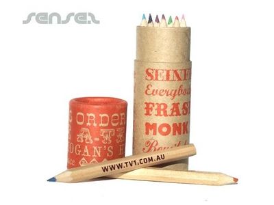 Colour Pencil Sets in Mini Cardboard Tubes