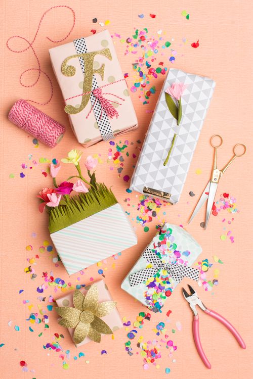 5 ways to wrap a gift for spring