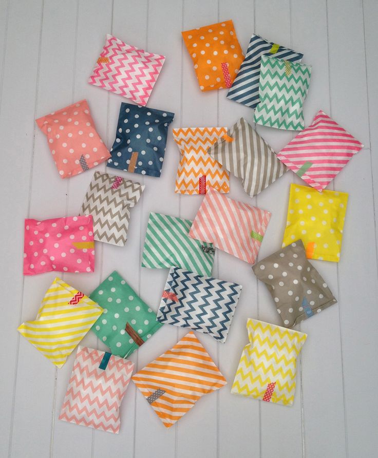 paper party bags with washi tape