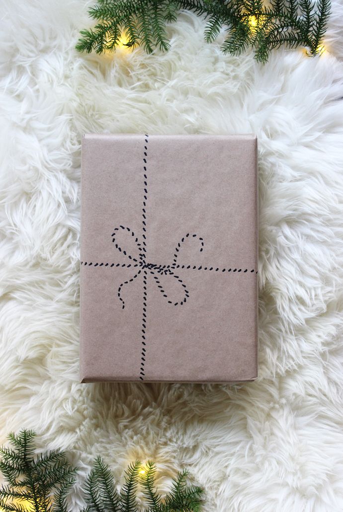 5 kraft paper Christmas gift wrapping ideas for wrap emergencies