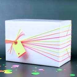 Add some Neon Fun to your summer gifts with 3 Great Wrapping ideas!