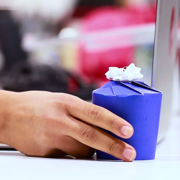 How To Turn A Paper Cup Into A Gift Box