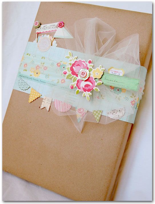Older And Wisor: Kraft Krush Day 7: Fifty Ways To Wrap With Tags & Embellishment...