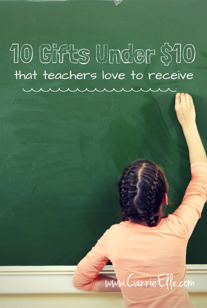 10 Teacher Gift Ideas Under $10 (as recommended by teachers!) - I LOVE these sup...