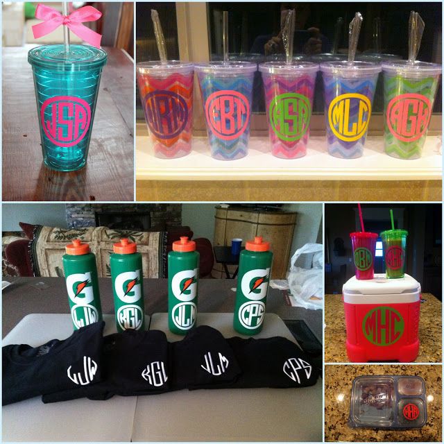 Best. How to make waterproof vinyl monograms...because everything I own needs to...