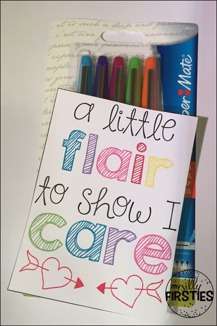 Gift Tag for Flair Pins. Adorable and an easy gift for teammates or teacher appr...