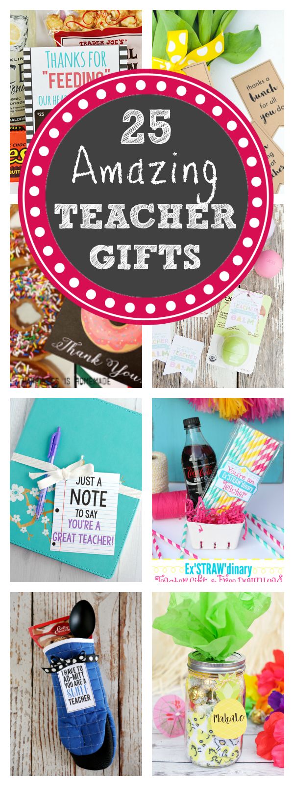25 Amazing and Fun Teacher Appreciation Gifts-These cute and easy teacher gifts ...