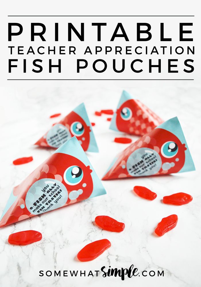 Easy Printable Teacher Appreciation Gift - We can’t get over how ADORABLE thes...