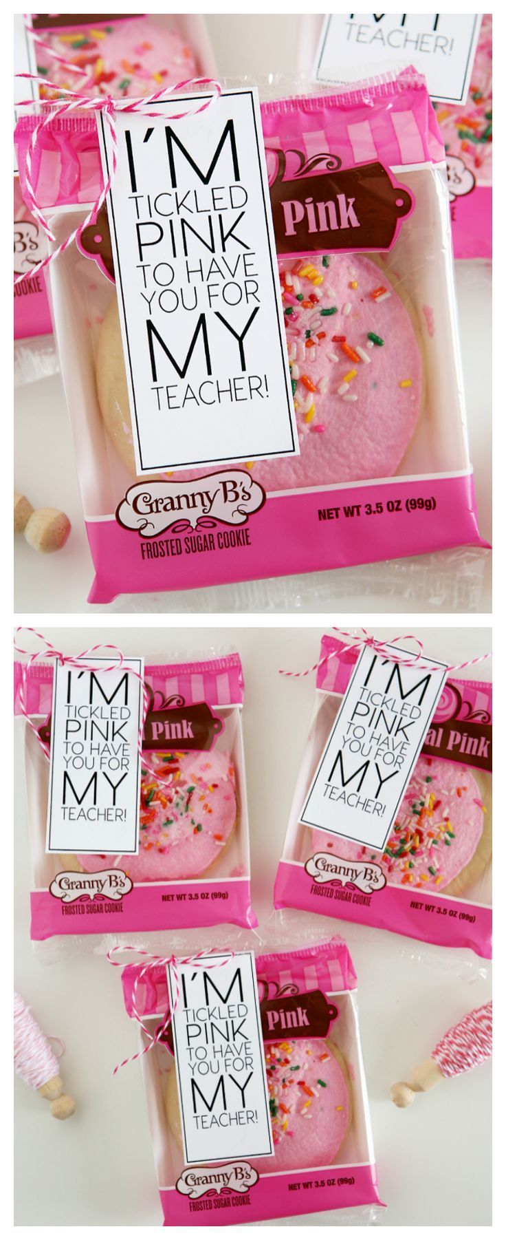 I'm Tickled Pink To Have You For My Teacher | Teacher Gift
