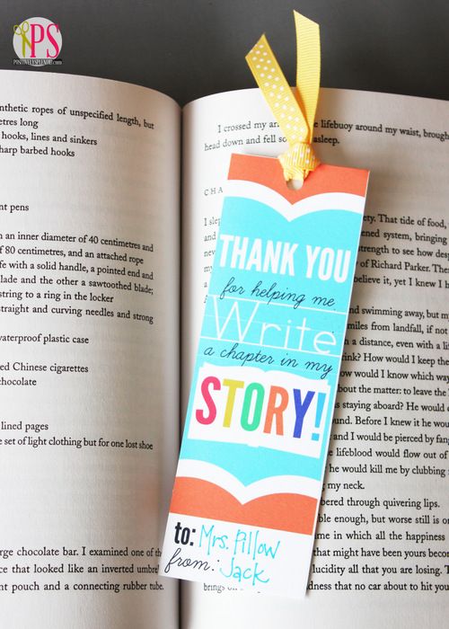 Teacher Appreciation Bookmarks - 