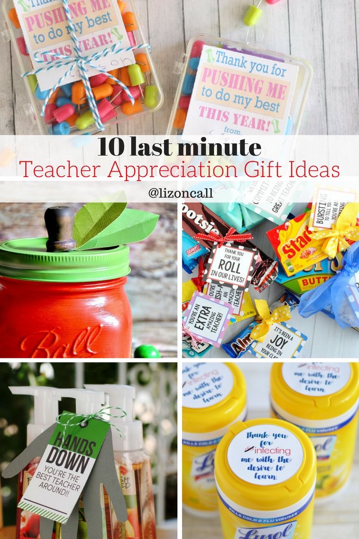 Teacher appreciation doesn't have to be stressful with one of these last minute ...