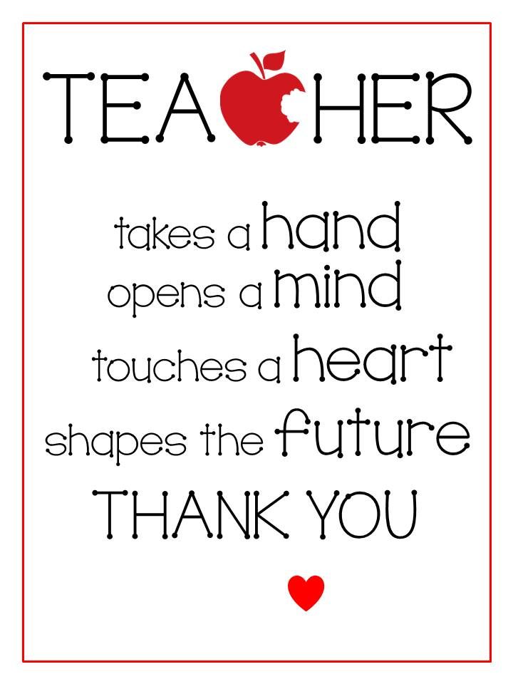 Teacher Appreciation Printables | Teacher Appreciation gifts can sometimes be ha...