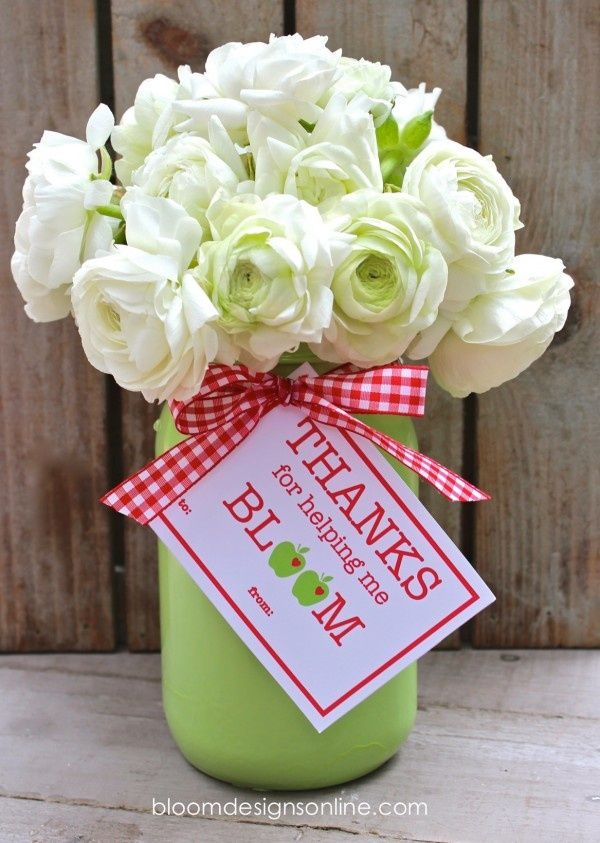 Teacher Appreciation printable tag- Blooms by Bloom Designs online | Skip To My ...