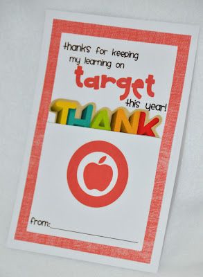 Teacher Gift: Target Gift Card – FREE Printable