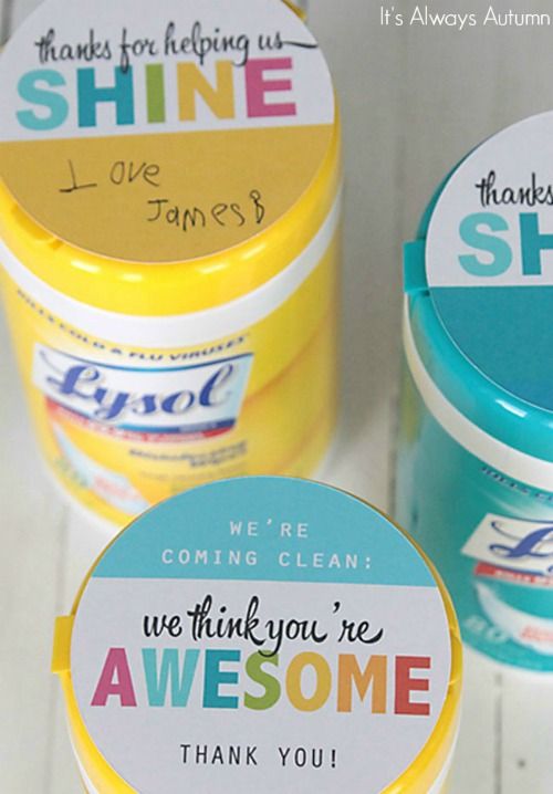 “We’re Coming Clean” Sanitizing Wipes Teacher Appreciation Gift. Take a lo...