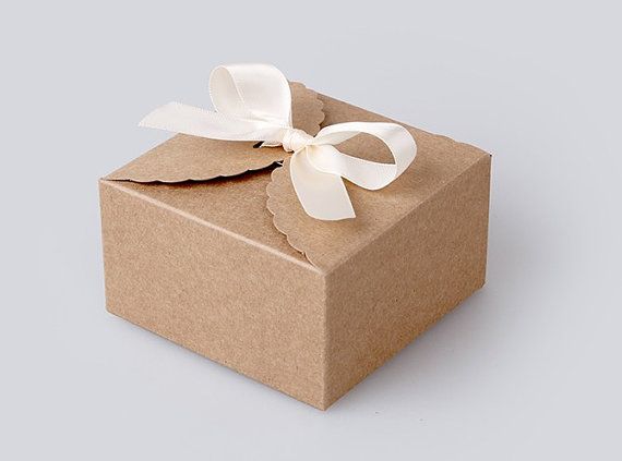 20 cajas mini en kraft para macaron francés por fromsoul en Etsy