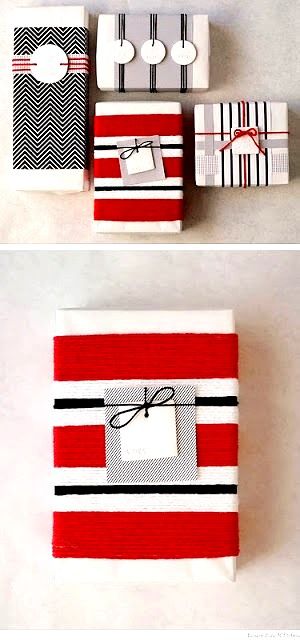 Christmas gift wrapping ideas DIY crafts ToniK ⓦⓡⓐⓟ ⓘⓣ ⓤⓟ #Chris...