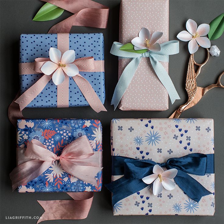 Floral Spring Gift Wrap