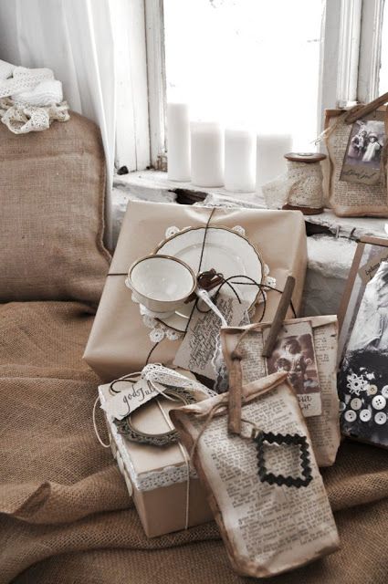 Inspiration in White: Christmas Gifts and julpåsar.